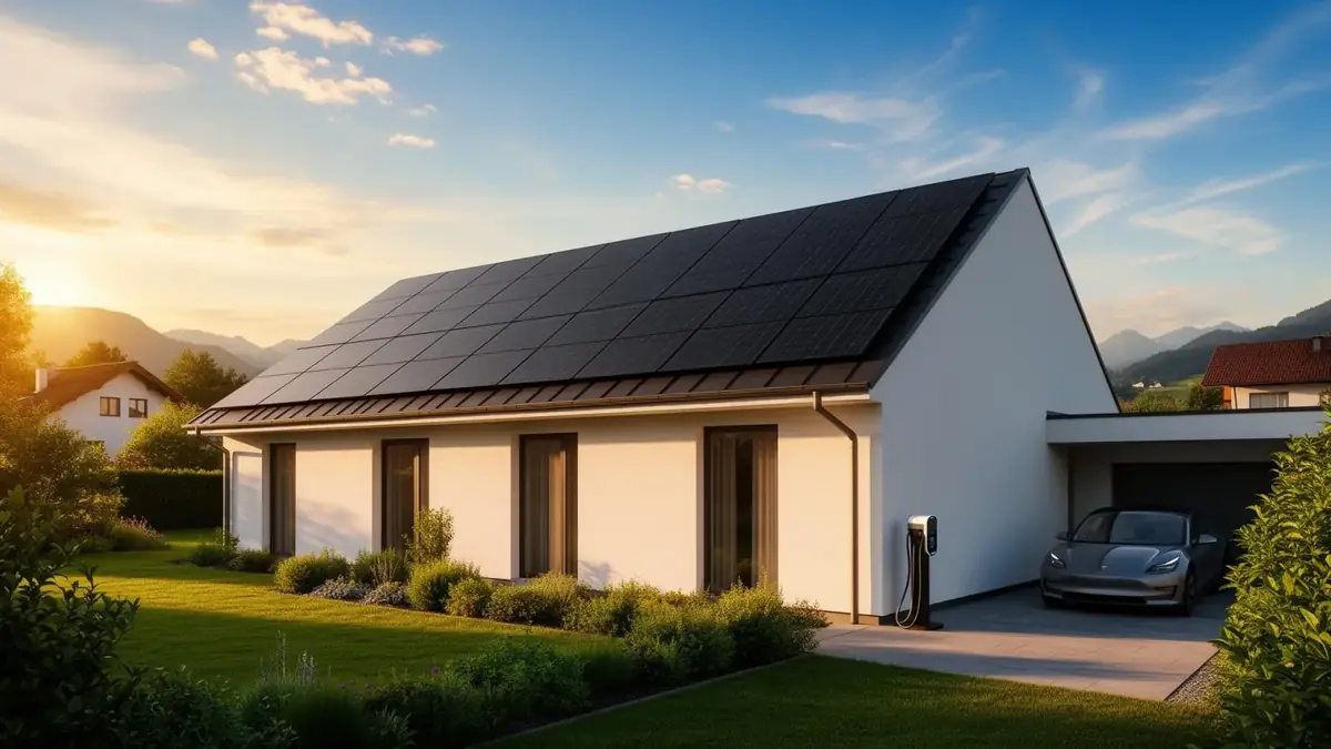 Modernes Einfamilienhaus mit Sigenergy Photovoltaikanlage in Klosterneuburg